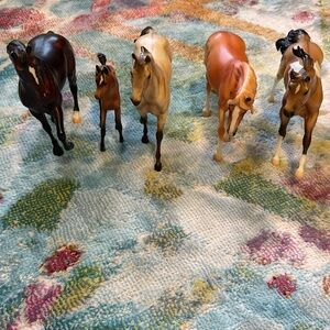 Assortment of 6 Vintage Classic Series Breyer Horses
